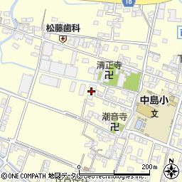 福岡県柳川市大和町中島235周辺の地図