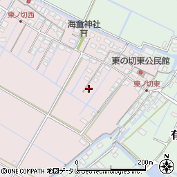 福岡県柳川市大浜町64周辺の地図