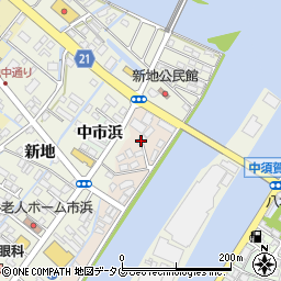 大分県臼杵市下市浜745周辺の地図