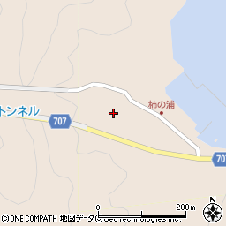 大分県臼杵市柿ノ浦1184周辺の地図