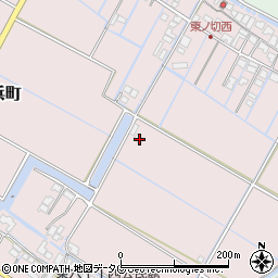 福岡県柳川市大浜町163周辺の地図