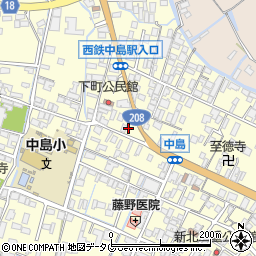 福岡県柳川市大和町中島772周辺の地図