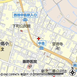 福岡県柳川市大和町中島794周辺の地図