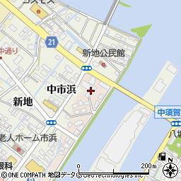 大分県臼杵市下市浜10周辺の地図