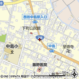 福岡県柳川市大和町中島776周辺の地図