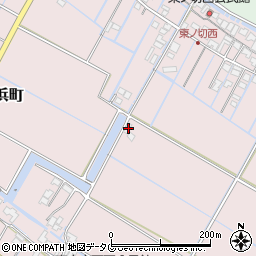 福岡県柳川市大浜町142周辺の地図