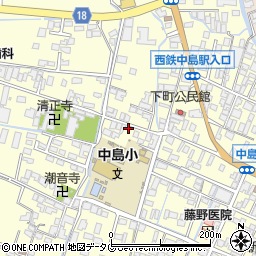 福岡県柳川市大和町中島48周辺の地図