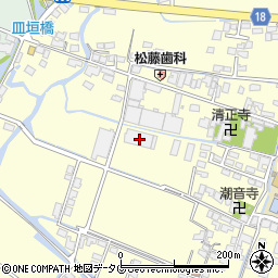 福岡県柳川市大和町中島224周辺の地図