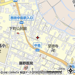福岡県柳川市大和町中島745-2周辺の地図