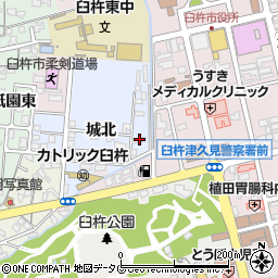 大分県臼杵市城北2周辺の地図