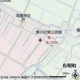 福岡県柳川市大浜町40周辺の地図