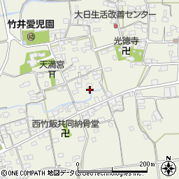 福岡県みやま市高田町竹飯1315周辺の地図