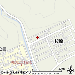 大分県大分市杉原1周辺の地図