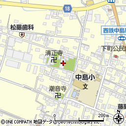 福岡県柳川市大和町中島173周辺の地図