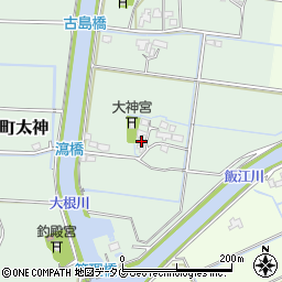 福岡県みやま市瀬高町太神2015周辺の地図