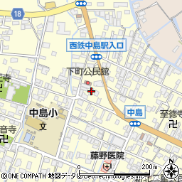 福岡県柳川市大和町中島764-1周辺の地図