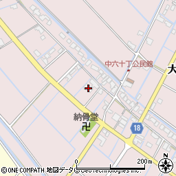 福岡県柳川市大浜町901周辺の地図