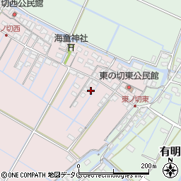 福岡県柳川市大浜町51周辺の地図