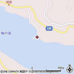 長崎県佐世保市庵浦町757周辺の地図
