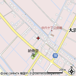 福岡県柳川市大浜町902周辺の地図