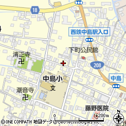 福岡県柳川市大和町中島31周辺の地図