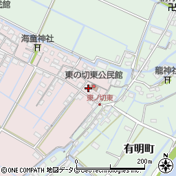 福岡県柳川市大浜町21周辺の地図