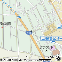 福岡県みやま市山川町尾野1644周辺の地図