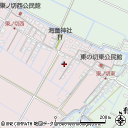 福岡県柳川市大浜町79周辺の地図