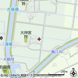 福岡県みやま市瀬高町太神2035周辺の地図