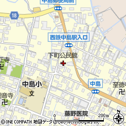 福岡県柳川市大和町中島505-1周辺の地図