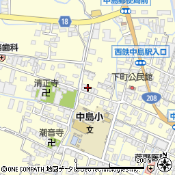 福岡県柳川市大和町中島40周辺の地図