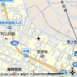 福岡県柳川市大和町中島560周辺の地図