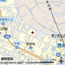 福岡県柳川市大和町中島568周辺の地図