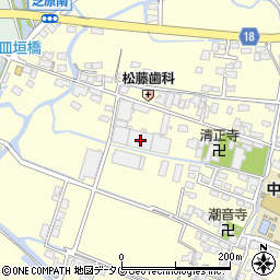 福岡県柳川市大和町中島214周辺の地図