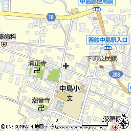 福岡県柳川市大和町中島42周辺の地図