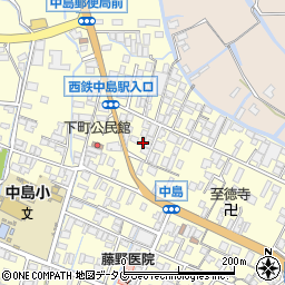 福岡県柳川市大和町中島753周辺の地図