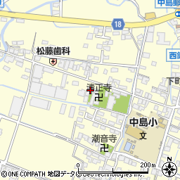 福岡県柳川市大和町中島194周辺の地図