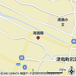 清満郵便局 ＡＴＭ周辺の地図
