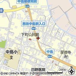 福岡県柳川市大和町中島759周辺の地図