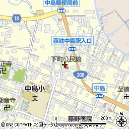 福岡県柳川市大和町中島501周辺の地図