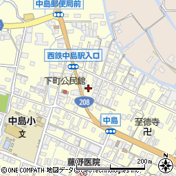 福岡県柳川市大和町中島755周辺の地図