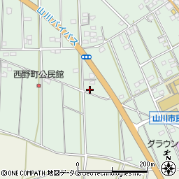 福岡県みやま市山川町尾野1645周辺の地図