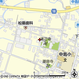 福岡県柳川市大和町中島199周辺の地図