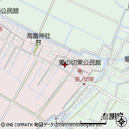 福岡県柳川市大浜町38周辺の地図