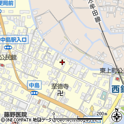 福岡県柳川市大和町中島564周辺の地図