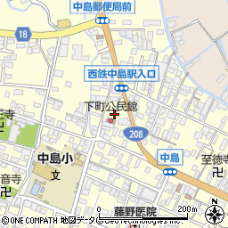 福岡県柳川市大和町中島502周辺の地図