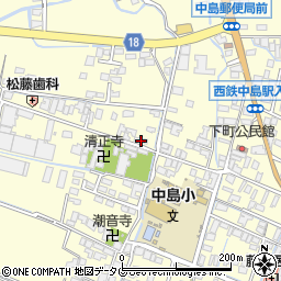 福岡県柳川市大和町中島167周辺の地図