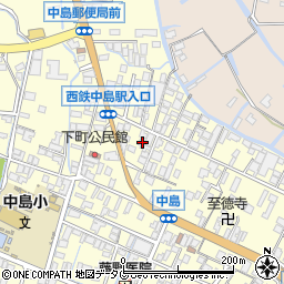 福岡県柳川市大和町中島752周辺の地図