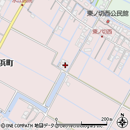 福岡県柳川市大浜町173周辺の地図