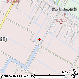 福岡県柳川市大浜町173-4周辺の地図